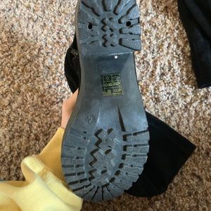 Over the knee heeled boots